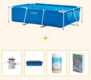 Piscina fuori terra rettangolare - 260x160x65 cm - 5 pezzi - Modello SCB116