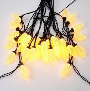 LED Catena luminosa natalizia da esterno 20xLED/230V 14,5 m IP44 bianco caldo