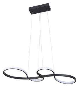 Lampadario LED a sospensione con filo SALSA LED/38W/230V 4000K nero