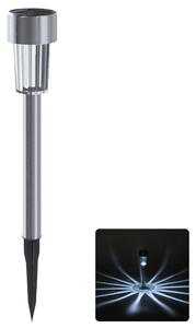 Aigostar - Lampada solare a LED/2V IP44 40 mAh cromo opaco