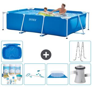 Piscina fuori terra rettangolare - 260x160x65 cm - 7 pezzi - Modello S20832