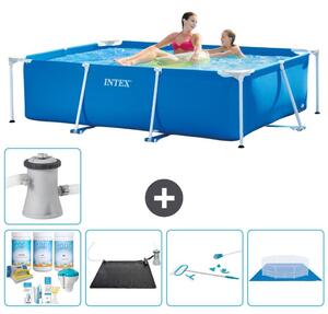 Piscina fuori terra rettangolare - 220x150x60 cm - 6 pezzi - Modello S20814