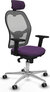Sedia da ufficio con poggiatesta Piqueras y Crespo 2D086G2 Viola