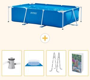 Piscina fuori terra rettangolare - 260x160x65 cm - 5 pezzi - Modello SCB122