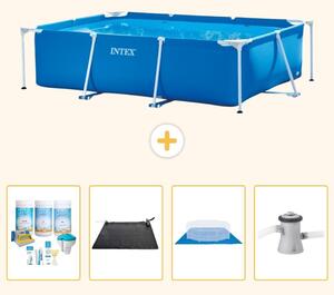 Piscina fuori terra rettangolare - 220x150x60 cm - composta da 5 elementi - modello S20816