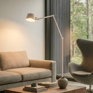 Lampada da terra Silka Lucande, Crema / Ambra, Studio / Ufficio, Metallo, Moderno, Lampada da terra