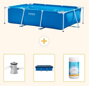 Piscina fuori terra rettangolare - 260x160x65 cm - 4 pezzi - Modello SCB75