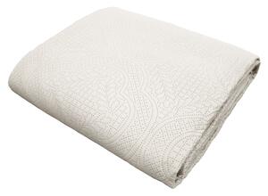 Set con copriletto e federa color crema in microfibra 240x260 cm Romane – douceur d'intérieur