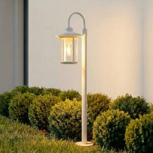Lampioncino da giardino Zayn Lindby, dimmerabile, Bianco / Opale, Alluminio, Antico, Lampada da esterni