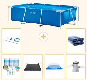 Piscina fuori terra rettangolare - 260x160x65 cm - 7 pezzi - Modello S20031
