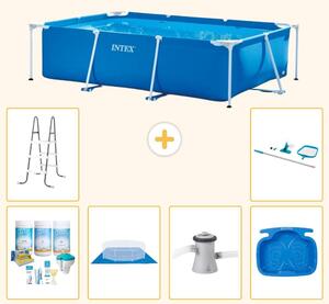 Piscina fuori terra rettangolare - 260x160x65 cm - 7 pezzi - Modello S20831