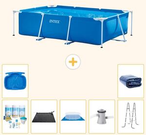 Piscina fuori terra rettangolare - 260x160x65 cm - 8 pezzi - Modello S20038