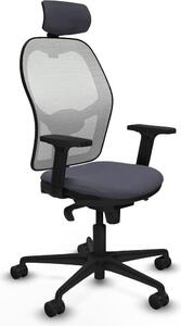 Sedia da ufficio con poggiatesta Piqueras y Crespo 2D036N2 Grigio scuro