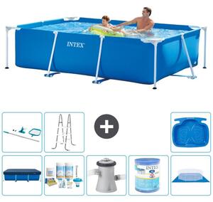 Piscina fuori terra rettangolare - 260x160x65 cm - 9 pezzi - Modello S40114