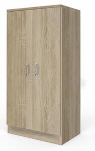 Mobile Multiuso Salvaspazio Armadio Scarpiera Dispensa Bagno Legno.Colore:rovere