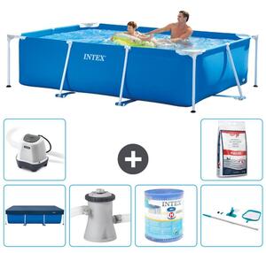 Piscina fuori terra rettangolare - 260x160x65 cm - 7 pezzi - Modello S30091
