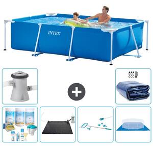 Piscina fuori terra rettangolare - 260x160x65 cm - 7 pezzi - Modello S20032