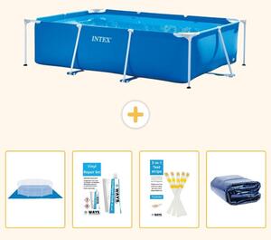 Piscina fuori terra rettangolare - 260x160x65 cm - 5 pezzi - Modello S22345