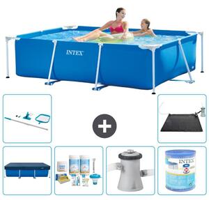 Piscina fuori terra rettangolare - 220x150x60 cm - 7 pezzi - Modello S40011