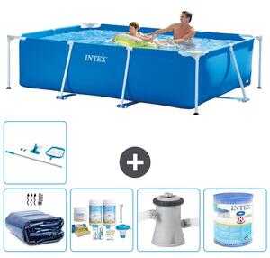 Piscina fuori terra rettangolare - 260x160x65 cm - 6 pezzi - Modello S40073