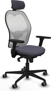 Sedia da ufficio con poggiatesta Piqueras y Crespo 3D036G2 Grigio scuro
