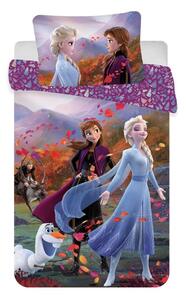 Set copripiumino e federa da bambini in cotone per culla 100x135 cm Frozen "Wind" – Jerry Fabrics
