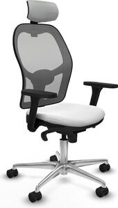 Sedia da ufficio con poggiatesta Piqueras y Crespo 3D086N2 Bianco