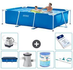 Piscina fuori terra rettangolare - 260x160x65 cm - 7 pezzi - Modello S30090