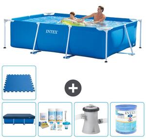 Piscina fuori terra rettangolare - 260x160x65 cm - 6 pezzi - Modello S40071
