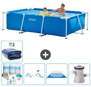 Piscina fuori terra rettangolare - 260x160x65 cm - composta da 6 elementi - modello S20036