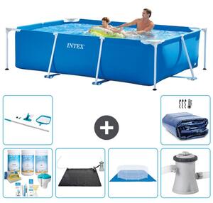 Piscina fuori terra rettangolare - 260x160x65 cm - 7 pezzi - Modello S20031