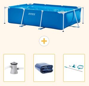 Piscina fuori terra rettangolare - 260x160x65 cm - 4 pezzi - SCB78