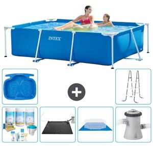 Piscina fuori terra rettangolare - 220x150x60 cm - 7 pezzi - Modello S20820
