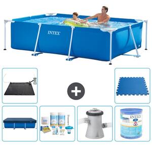 Piscina fuori terra rettangolare - 260x160x65 cm - 7 pezzi - Modello S30113