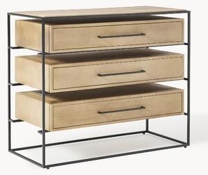 Cassettiera in legno di mango Lyle