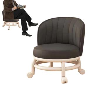 Sedia girevole ergonomica con ruote