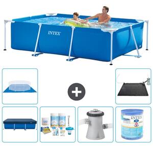 Piscina fuori terra rettangolare - 260x160x65 cm - 7 pezzi - Modello S30110