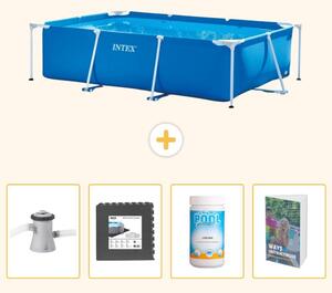 Piscina fuori terra rettangolare - 260x160x65 cm - 5 pezzi - Modello SCB125