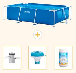 Piscina fuori terra rettangolare - 260x160x65 cm - 4 pezzi - Modello SCB77