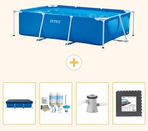 Piscina fuori terra rettangolare - 260x160x65 cm - 5 pezzi - Modello SCB3
