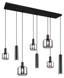 Lampade TRIO Lampada a sospensione MATARO BHT 118x150x34 cm nero