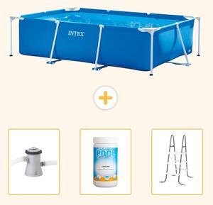 Piscina fuori terra rettangolare - 260x160x65 cm - 4 pezzi - Modello SCB84