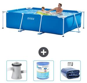 Piscina fuori terra rettangolare - 260x160x65 cm - composta da 4 parti - modello S21250
