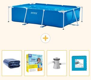 Piscina fuori terra rettangolare - 260x160x65 cm - 5 pezzi - Modello SCB9
