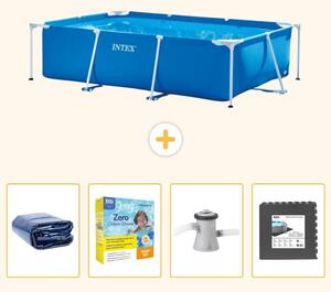 Piscina fuori terra rettangolare - 260x160x65 cm - 5 pezzi - Modello SCB10