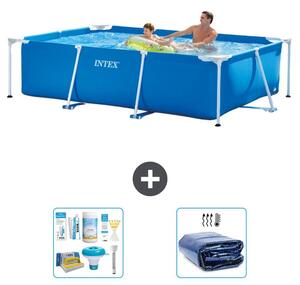 Piscina fuori terra rettangolare - 260x160x65 cm - in 3 pezzi - modello S22344