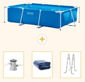 Piscina fuori terra rettangolare - 260x160x65 cm - 4 pezzi - Modello SCB83