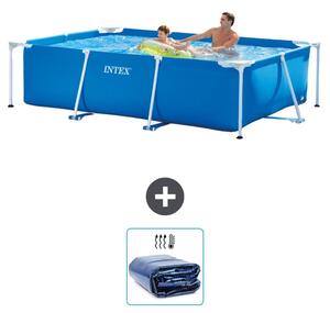 Piscina fuori terra rettangolare - 260x160x65 cm - in 2 parti - modello S21249