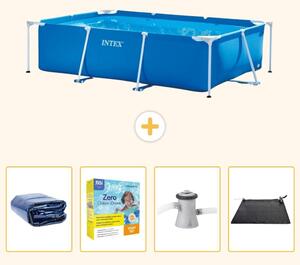 Piscina fuori terra rettangolare - 260x160x65 cm - 5 pezzi - Modello SCB11