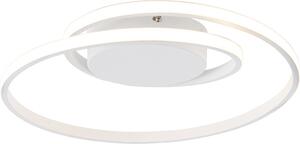 Plafoniera LED, design ad anello, dimmerabile, 39 cm, ZIBAL